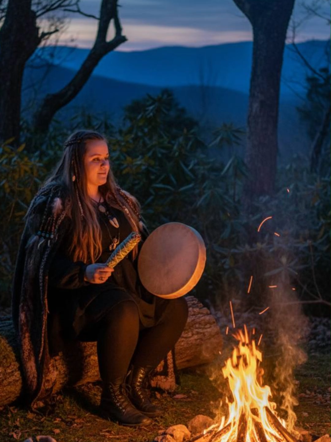 Late night jam session. #appalachianhealer #AppalachianShamaness #spirituality #soundhealing #appalachianmountains #Appalchianwitch