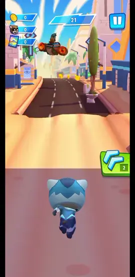 Talking Tom Hero Dash Ice Bolt Tom in Pyramid Mode Gameplay #fyp #talkingtom #viral #games #foryou 