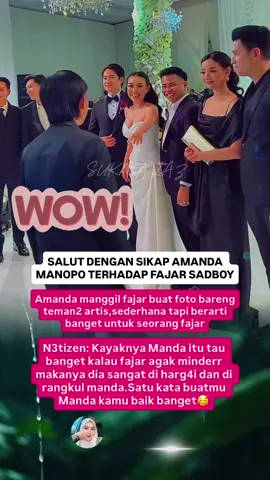 Wow Amanda baik bangett😘