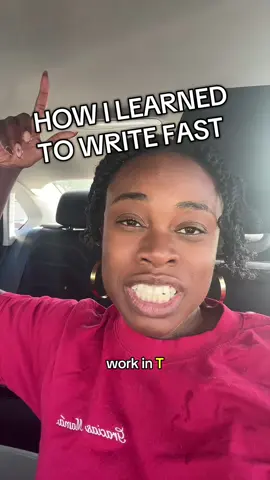 Here are some techniques I used to help me write faster. #writertok #writingtips #screenwriting #writing101 