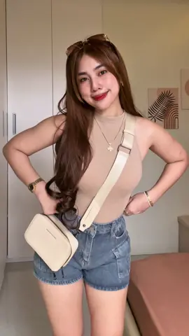how i style this cargo denim shorts😎 #cargodenimshort #denimshorts #denimshortforwomen #highwaistshorts #shortsforwomen 