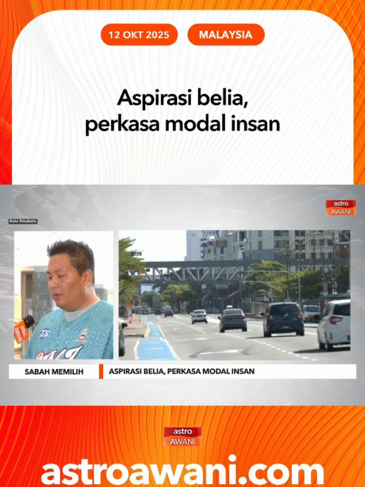 Bahang Pilihan Raya Negeri Sabah ke-17 semakin dirasai. Di tengah kehangatan itu, tumpuan turut terarah kepada golongan belia yang merupakan segmen penting yang bakal menjadi penentu corak dan hala tuju politik negeri ini Suara mereka dijangka memainkan peranan besar dalam mencorakkan mandat baharu untuk Sabah. Untuk perkembangan mengenai PRN Sabah, wartawan Hasimi Muhamad ada laporannya. #AWANInews