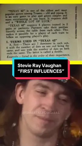 Stevie Ray Vaughan “His earliest musical influence” 1985