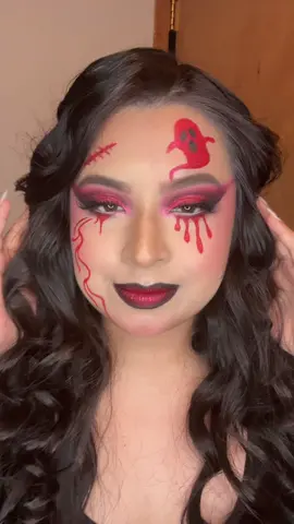 Creative makeup Inspo: @Unbothered Facecharts  #makeup #trending #inspo #spookyseason #ghostmakeup 