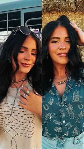 Find your happy piece (of jewelry)! @Harley Petersen|Western Style  #nizhonitradersllc #sterlingsilverjewelry #navajojewelry #turquoisejewelry #handmadejewelry 