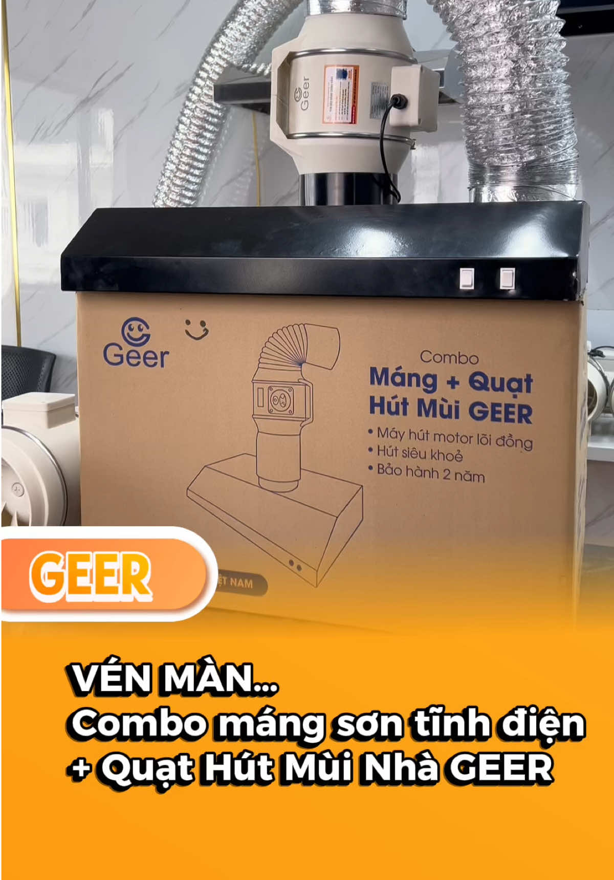 Có nhiều khách quan tâm bộ hút mùi màu đen nên shop ra mắt bộ máng sơn tĩnh điện 🥰 giá yêu thương hơn so với máng inox nên các bác có thể tham khảo nhé #LearnOnTikTok #mayhutmui #mayhutmuinhabep #fyp #thonggiohutmui 