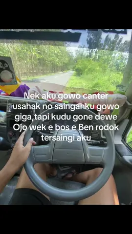 Mosok saingan ku mok modal Celono gombrong#fyp#drivermuda#cantermaniaindonesia 