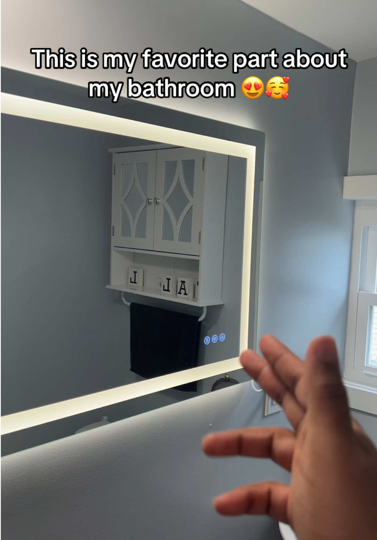 This is my favorite part about my bathroom, currently 44% OFF and FREE SHIPPING! #ledmirror #antifogmirror #antifog #bathroommirror #creatorsearchinsights 