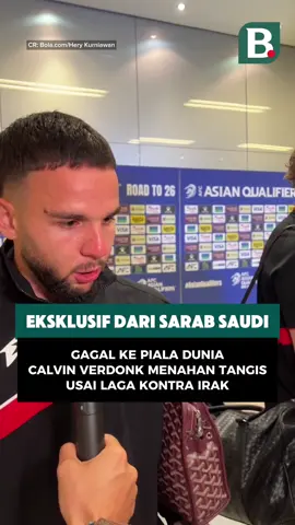 Bek Timnas Indonesia, Calvin Verdonk, tak bisa menyembunyikan kesedihannya setelah skuad Garuda gagal ke Piala Dunia 2026. Terima kasih banyak, Calvin. Tetap semangat! #olahragatiktok #kitagaruda #timnasindonesia #verdonk #bolacomid #blclpt