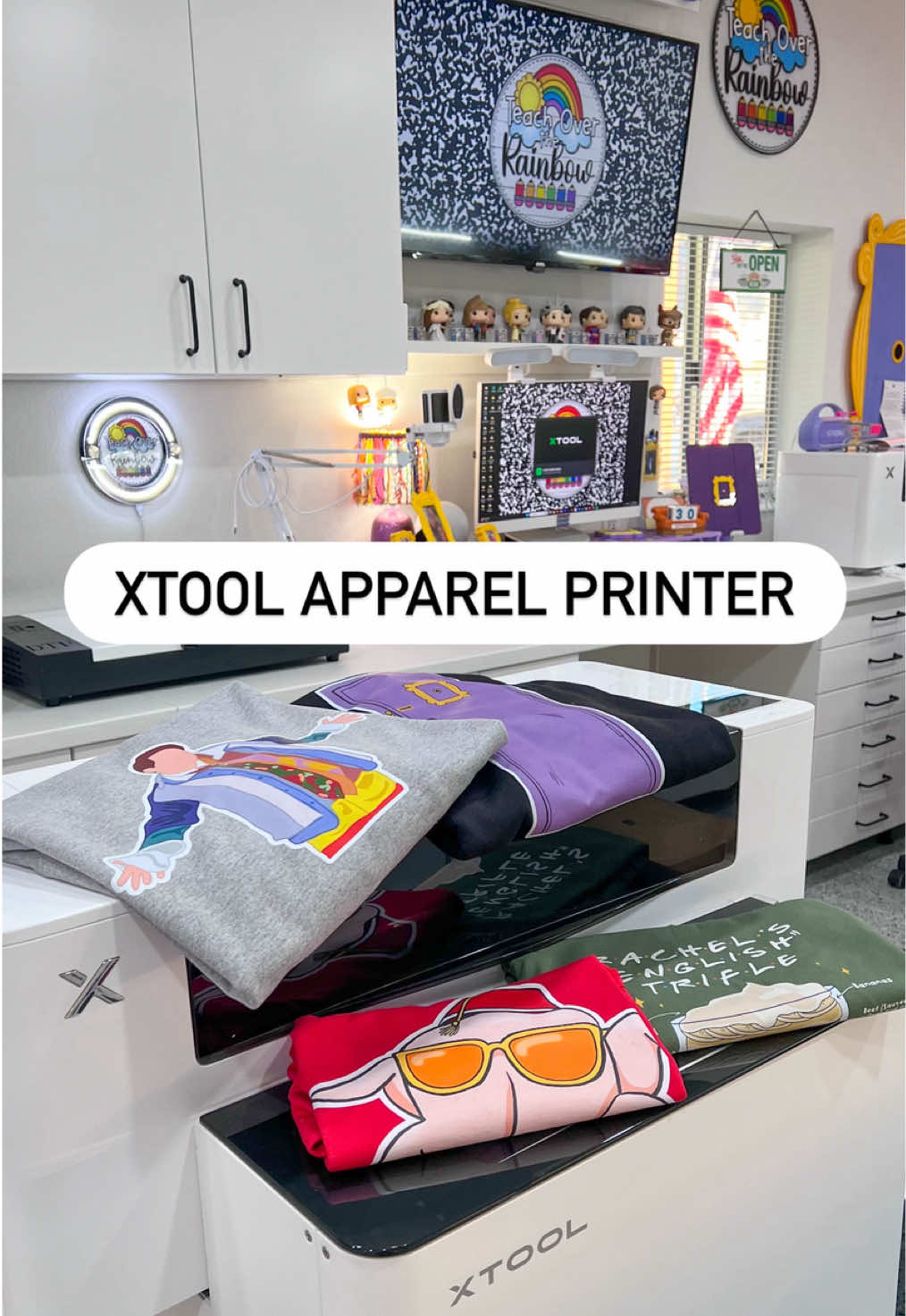 @xtoolofficial Apparel Printer •  Use code APFILMFREE and get a free roll of film when you order the xTool Apparel Printer. To shop the xTool Apparel Printer, click the link in my bio and select discount codes and affiliate links. • #DTF #xToolApparelPrinter #crafting #crafter #SmallBusiness   