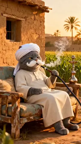 شوف القط مياو عمل ايه لما شاف حرامي الجوافه🥲💔 #aicat 