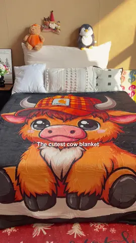 This cow blanket is so cute!#Cow#Cowblanket#Highland##kids#highlandcow#blanket#BedroomDecor#homefinds#kids#softblanket#blanketlife#kidsblanket#TikTokShopLastChance#GiftsForHer#giftidea#TikTokShopNewYearNewAura#TikTokBlackFridaytiktokmademebuyitShopCyberMonday#cute#tiktokshopcybermonday#spotlightfinds#GiftsForHim