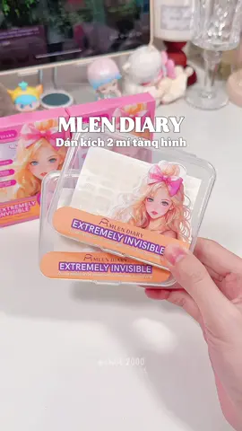 Kích mí tàng hình MLEN DIARY đỉnh quá. Hack mắt 1 mí thành 2 mí😍 #kichmitanghinh #kichmimlendiary #kichmi #mlendiary #chichi2k 