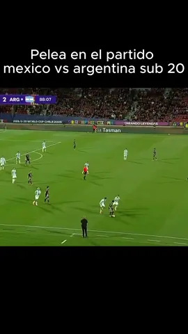 México 🇲🇽 vs Argentina 🇦🇷 pelea sub 20 #mexico #argentina #mundialsub20 #fyp #pelea 