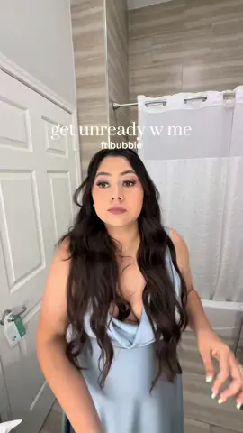 get unready with me ft @Bubble Skincare @Bubble Insiders #bubbleambassador #bubble #skincare #fyp #microinfluencer 