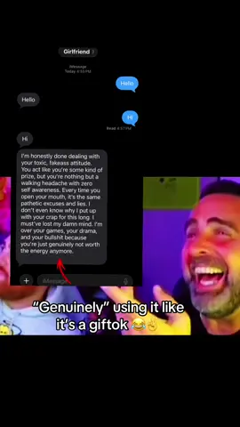 Who else didn’t fall for the divorce text on the screen 😂 #fyp #meme #viral #giftok 