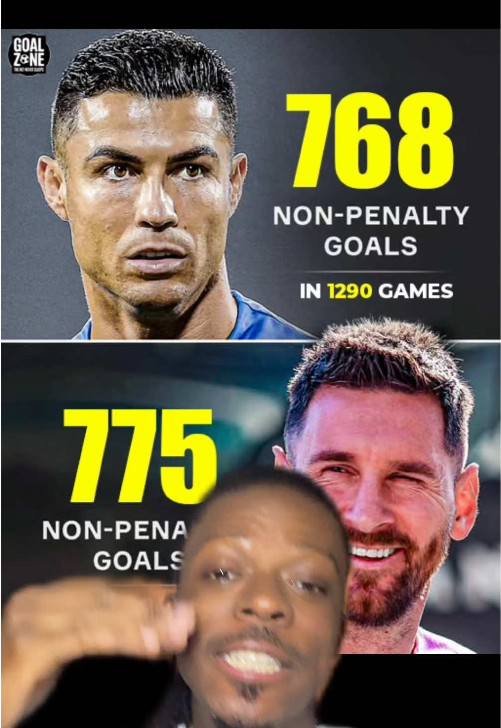 Ronaldo missed a penalty but Messi scored a brace goal today. The goat football debate 😂 #ronaldo #messi #goal #penalty #football 