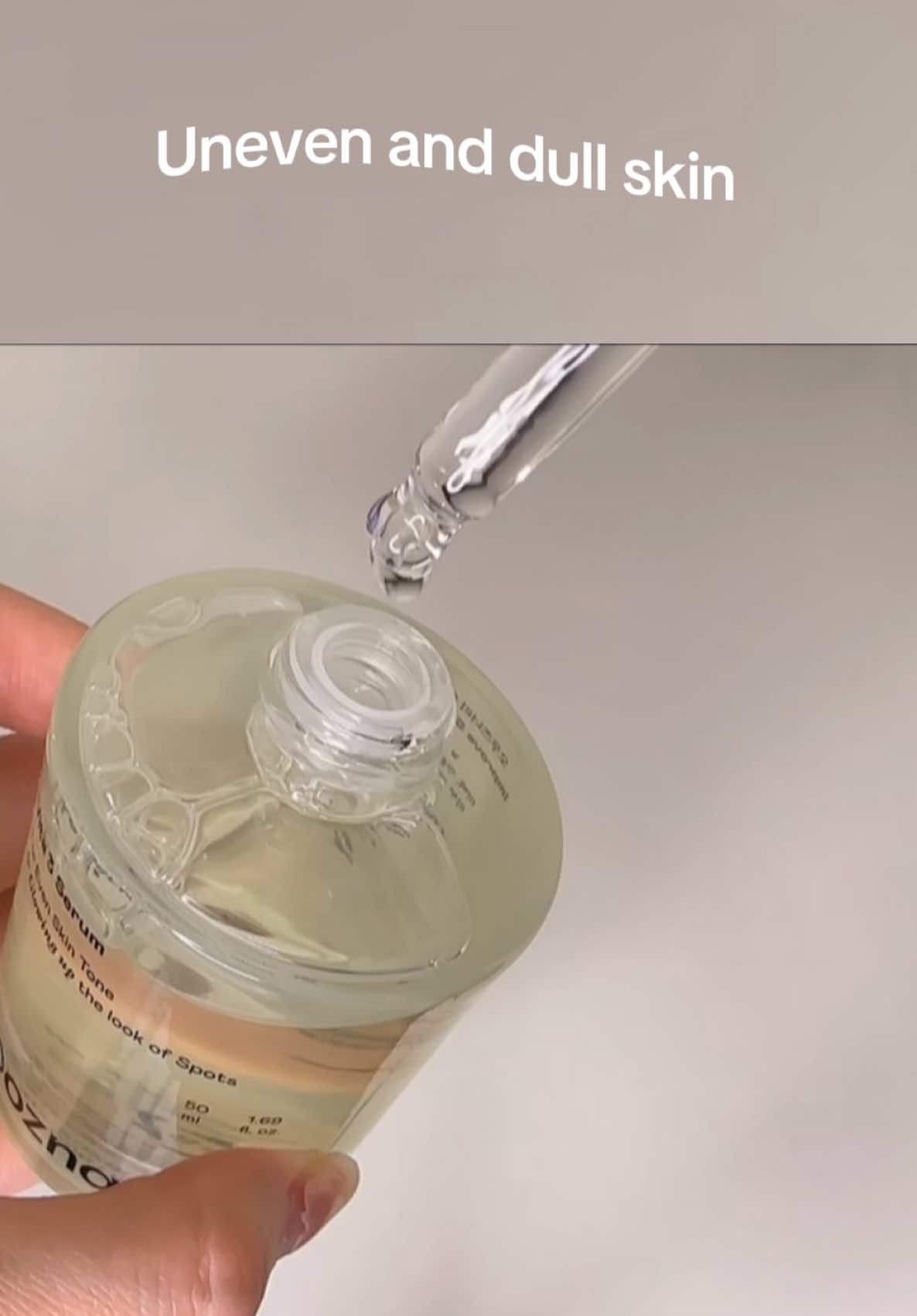 Even skin tone serum  #skincare #brightening #vitamincserum #texturedskin #darkspots 