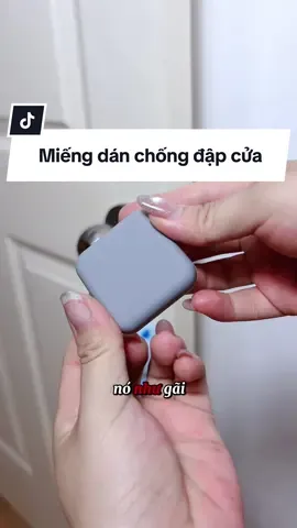 Miếng dán chống va đập chất liệu silicon bền bỉ, keo dán 3M rất chắc chắn giúp chống ồn, tránh sứt tường và hỏng cửa #choechamnha #xuhuong #miengchongvadap #giadungtienich 