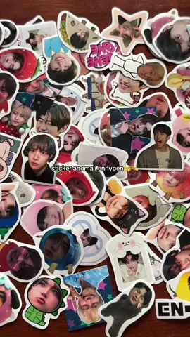 big restock!! gas dicheckout sblm stocknya abis lagii🫵😋 #enhypen #engene #kpop #stickers 