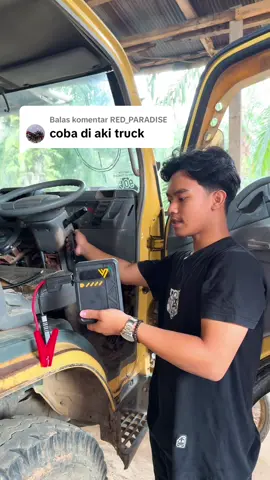 Membalas @RED_PARADISE TERBUKTI vtoman x4 mampu jumper aki truck 24volt #powerbankjumper #jumperaki #vtoman #vtomanv6 #powerbankviral 