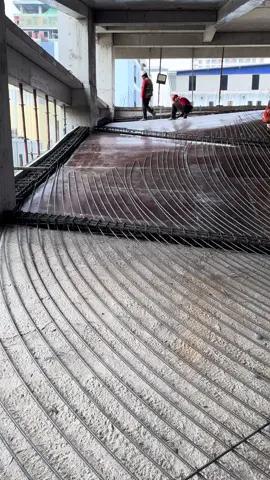 Installation Rebar of Ramps Car. #shorts #construction #structure #engineering 