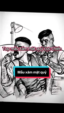 Mẫu 149 - Top mẫu xăm mặt quỷ cực chiến #hinhxamdep #xh #tattoocofee 