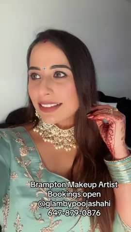 #bramptonmakeupartist #canadamakeupartist #torontomakeupartist #glambypoojashahi #hairbypoojashahi 