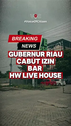 Langkah tegas yang ditunggu akhirnya datang. Izin Bar HW Live House resmi dicabut. Tapi pertanyaannya… Kenapa izin itu bisa lolos sejak awal? Apakah ini tanda awal dari bersih-bersih izin di Riau? Kita pantau bersama. #hwlivehouse  #VoiceOfCitizen #gubernurriau #Abdulwahid #uas  @USTADZ ABDUL SOMAD @gerindra @Gibran Rakabuming @ABDUL WAHID RIAU @Humas Polda Riau @Kominfo Riau @Herry Heryawan @Abdul Wahid @AgungNugroho @Dpmptspriau @satpolpp.pku @S.F.Hariyanto @wak mamat 