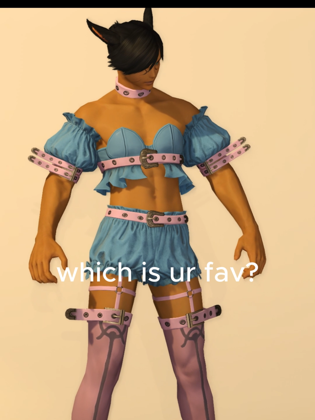 Replying to @painfullyavrg Galatea Attire not gender locked🥰🥰🥰 #ffxiv #twinks 