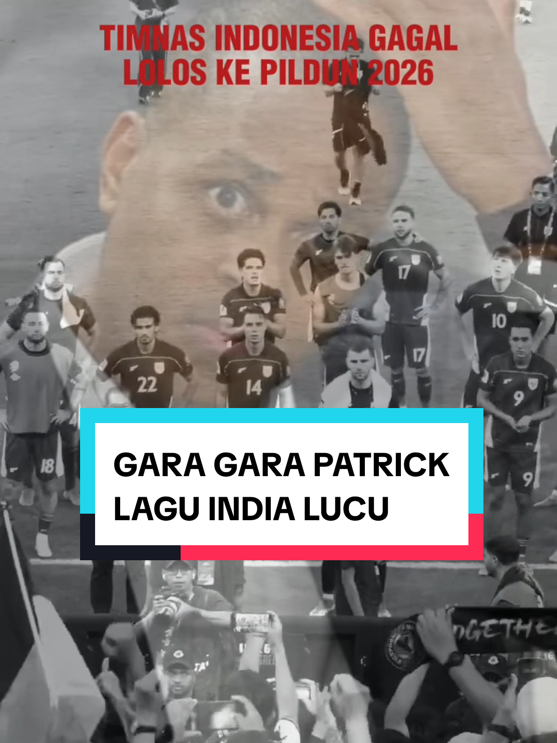 lagu india lucu!! gara gara si Patrick Indonesia gagal lolos ke PILDUN 2026 #laguindialucu #timnasindonesia #patrick #soundviral 
