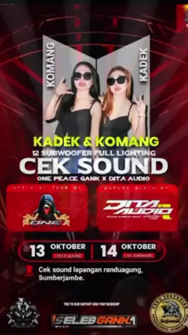 @𝙊𝙉𝙀 𝙋𝙀𝘼𝘾𝙀 𝙂𝘼𝙉𝙆.💥 @ditaaudiorrealaccount #karnavalbenteng2025#ditaaudiobondowoso#jember24jam#pemburuhoregsoundsystem 