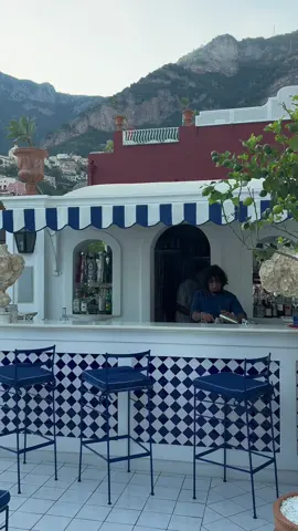 Aperitivo time + sweet Amalfi breeze + friends is always a great time - Franco’s Bar Positano Italy #italy #amalficoast #amalfi #positano #europeansummer 