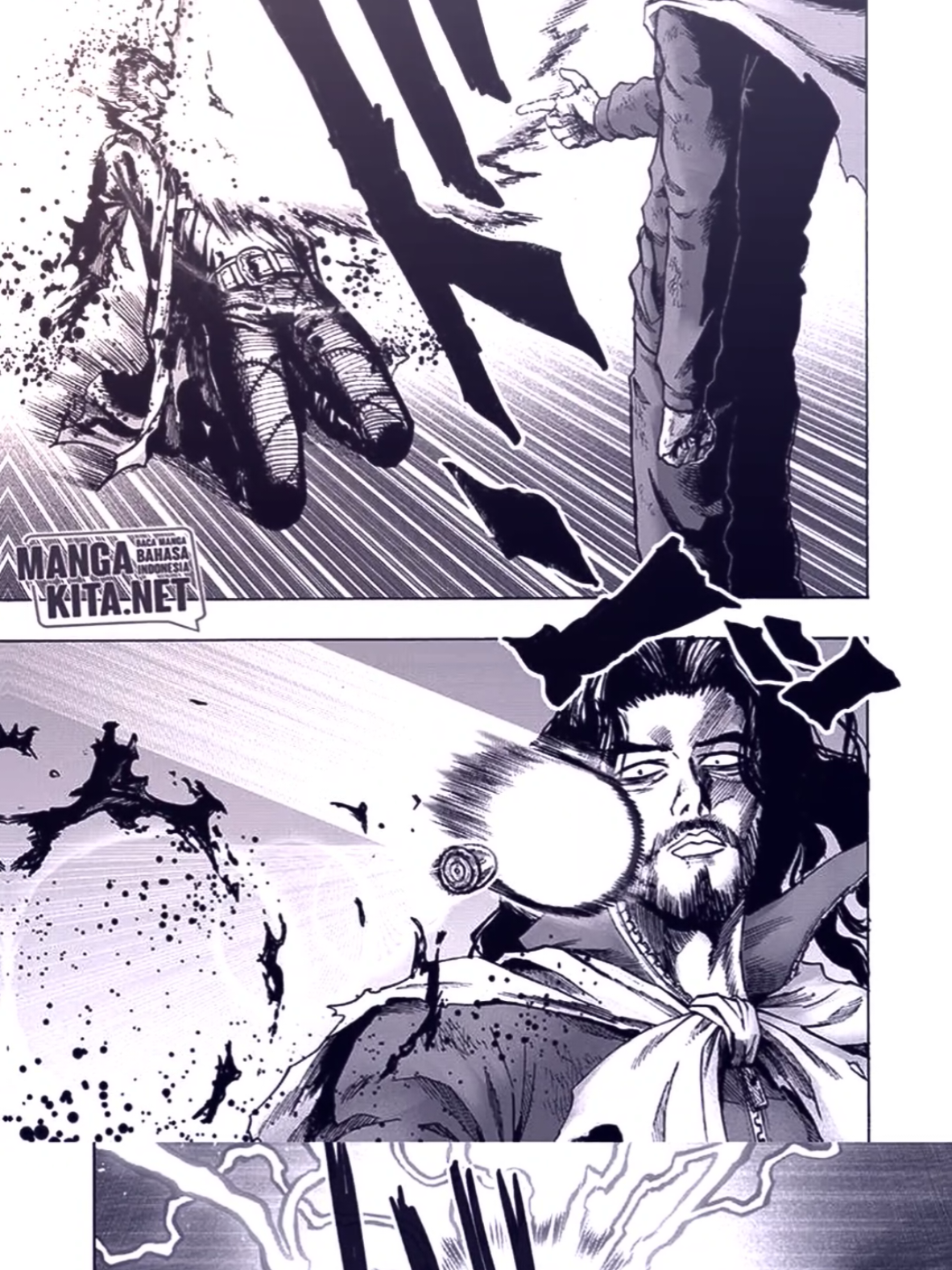 part 2 Homeless Emperor vs zombie man #animeedit #zombieman #opm #fyp #anime 