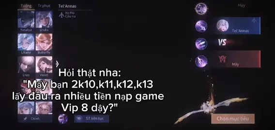 Khai thật đi, ở đâu ra nhiều tiền nạp game??#lienquanmobile #aov #xuhuong #viral 