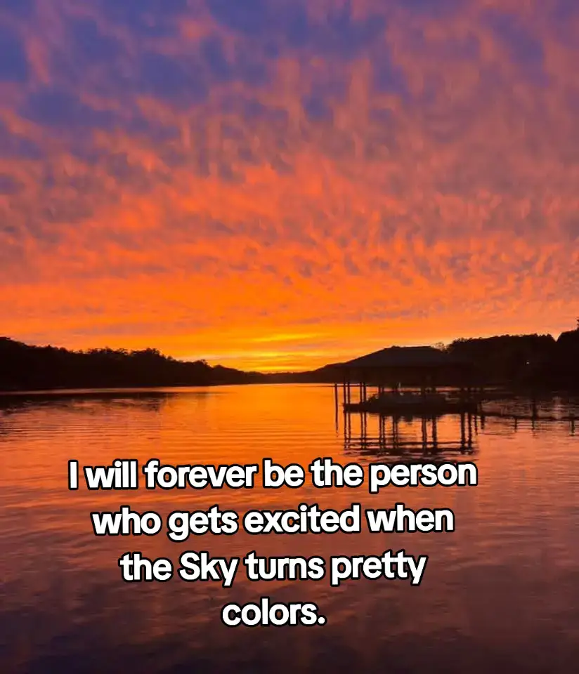 I will forever be the person who gets excited when the Sky turns pretty colors. #sunset #lake #missingmydad #fyf #trusttheprocess 