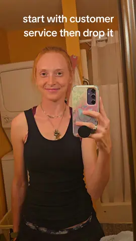 the customer service is also me masking so thats fun 🤪😅