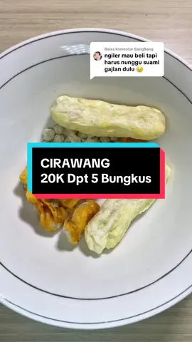 Membalas @BangBang CIRAWANG (Aci Tulang Rangu Bawang) 20rb dpt 5 bungkus #promomakan1010 #cirawang #cirawang5bungkus #cirawangacitulangrangubawang 