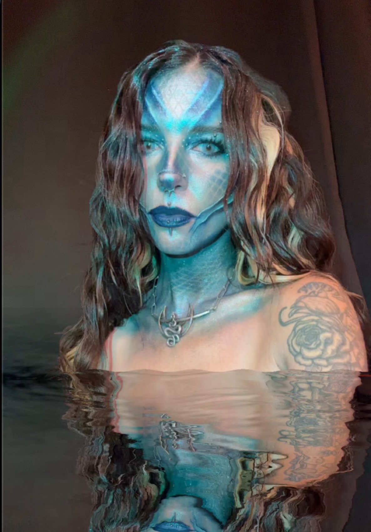 #halloween #siren #mermaid #avatar #makeup 