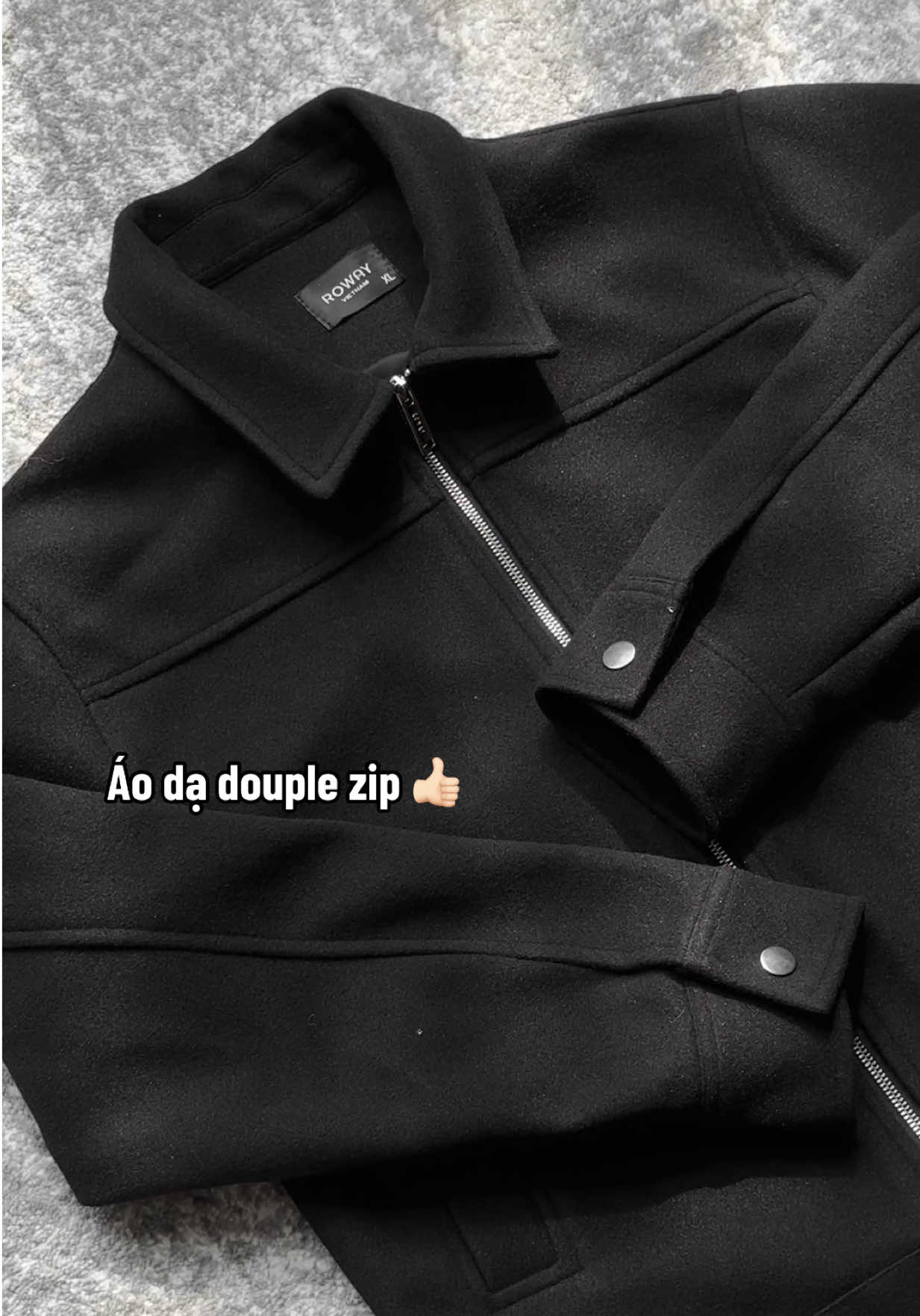 Các bạn đã có áo dạ douple zip trong tủ đồ chưa? #roway #autumnfashion