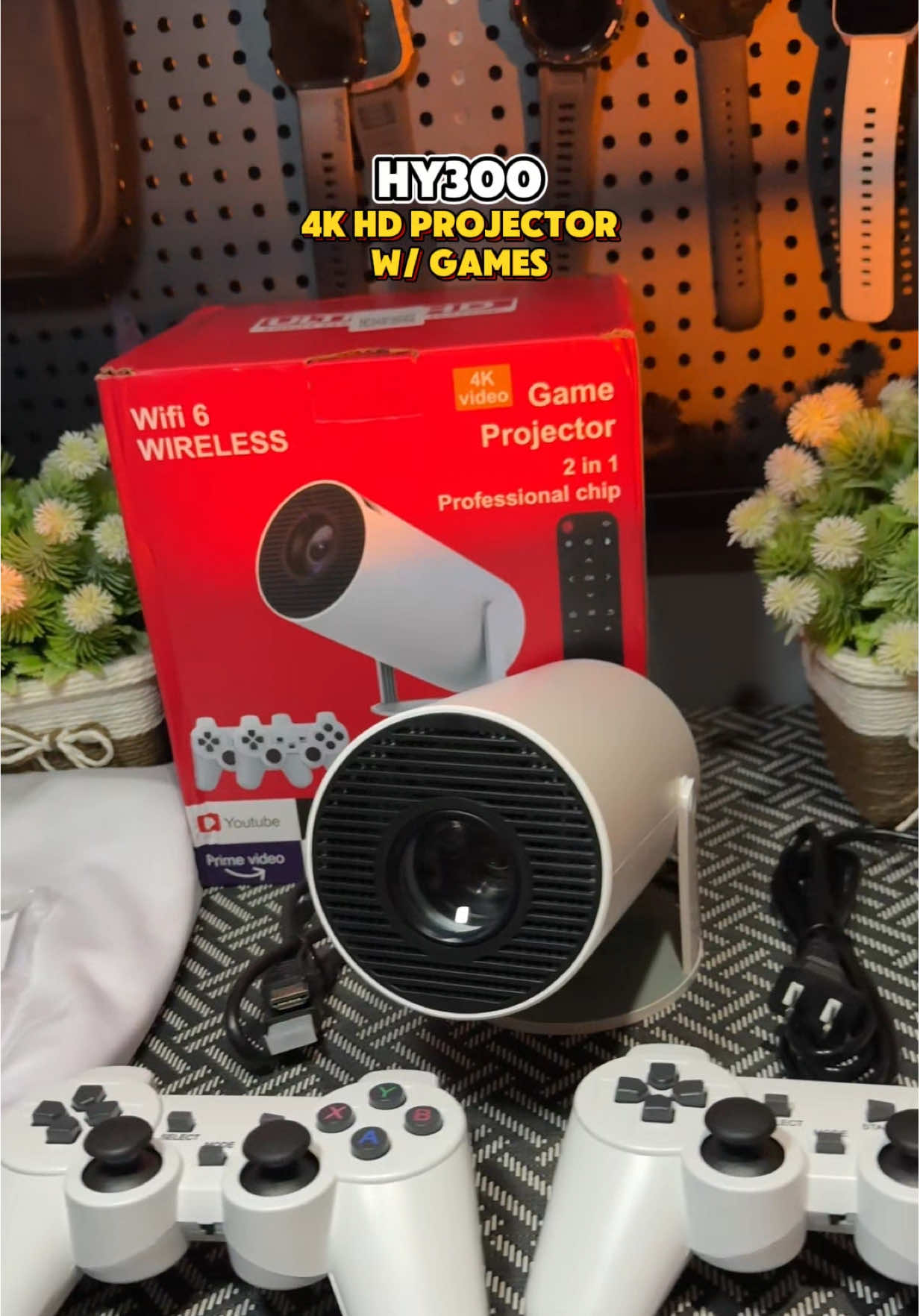 Game Version Hy300 4kHD projector #projector #hy300projector #4kprojector #hdprojector #hy300