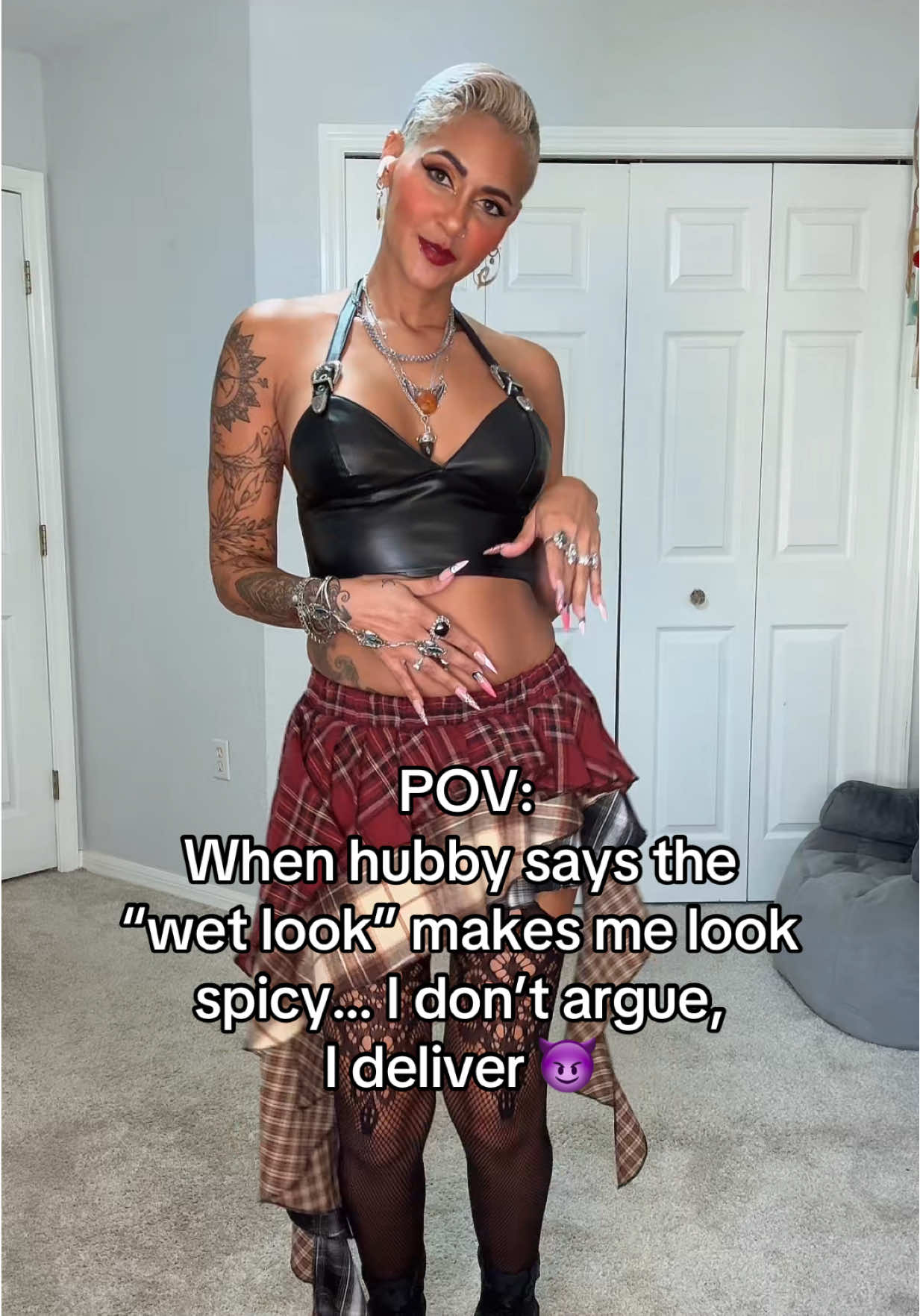 He said he likes it wet, I said say less 💦🔥 #fypシ゚viral #trending   #SpicyAF #WetHairLook #WifeyEnergy 