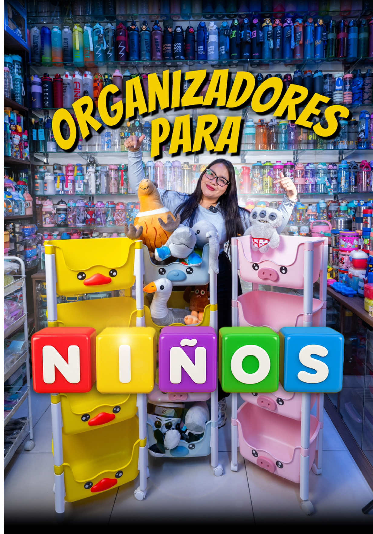 ¡ORGANIZADORES PARA NIÑOS! 🧸🪀🚂🪁 LA MANERA MÁS DIVERTIDA DE TENER TUS JUGUETES ORDENADOS CON ESTOS LINDOS ORGANIZADORES DE 4 NIVELES CON DISEÑOS DE ANIMALITOS 🤩🐥🐷🐻 ENCUÉNTRANOS EN: 📍GALERÍAS ASIA AREQUIPA D-01, D-02 y C-3. ✅Media cuadra más abajo de “La Barraca”. ⏰HORARIO DE ATENCIÓN: Lunes a Sábado de 9:00AM a 8:00PM. 📞NÚMERO DE CONTACTO:  918 509 117
