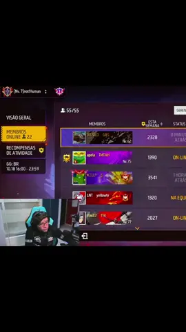 NotHuman top 1 Brasil  #apelapato #nothuman #guerradeguildas #free_fire #ff 