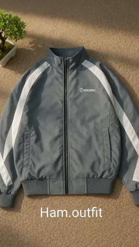 Moxie Jacket Classic Sport - Grey stripe white🔥#jacketkeren #jacketpria #moxie #jacket #classic 