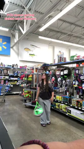 The first time we hit the ball it bumped into metal bats the 2nd time it flew over the isle n two workers came over but they didn’t say anything to us :’) scary @myhuingomx 