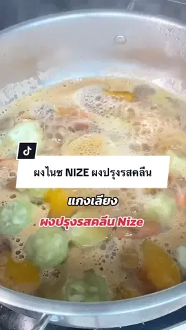 ผงไนซ NIZE ผงปรุงรสคลีน #ผงไนซ #nizeseasonings #ผงปรุงรสคลีน #tiktokทําอาหาร  #แกงเลียง 