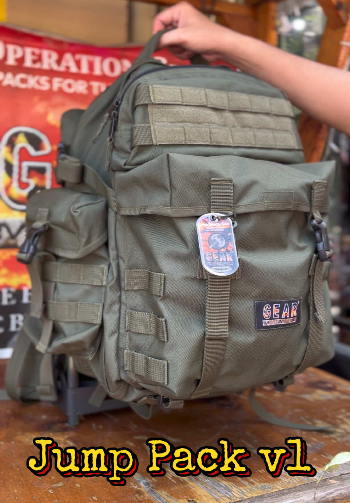 Our Recon Pack design + Modification based on the preferences of our valued customers = 🔥Jump Pack v1 🔥 #MadebytheProChoicebytheBrave #GearmaxSeriesofBackpack #tacticalbag #reconnaissance 
