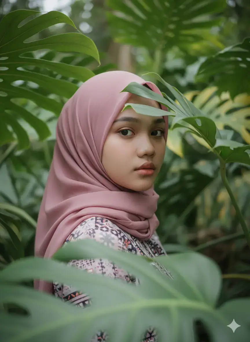 Prompt ada di komentar #prompt #geminiai  #aigenerated  #hijab  #style