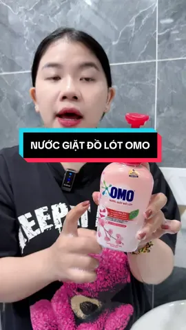 NƯỚC GIẶT ĐỒ LÓT OMO TIỆN LỢI  #hoptaccungunilever #CleanTok #LifeHack #cleaninghack 